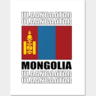 Flag of Mongolia Posters and Art